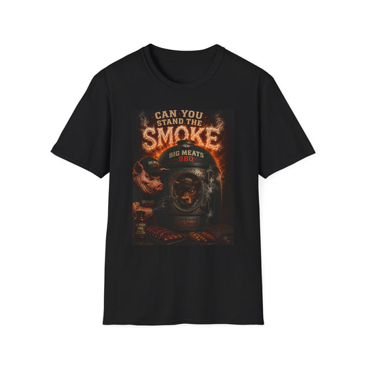 Can You Stand the Smoke Pig BBQ Graphic T-Shirt